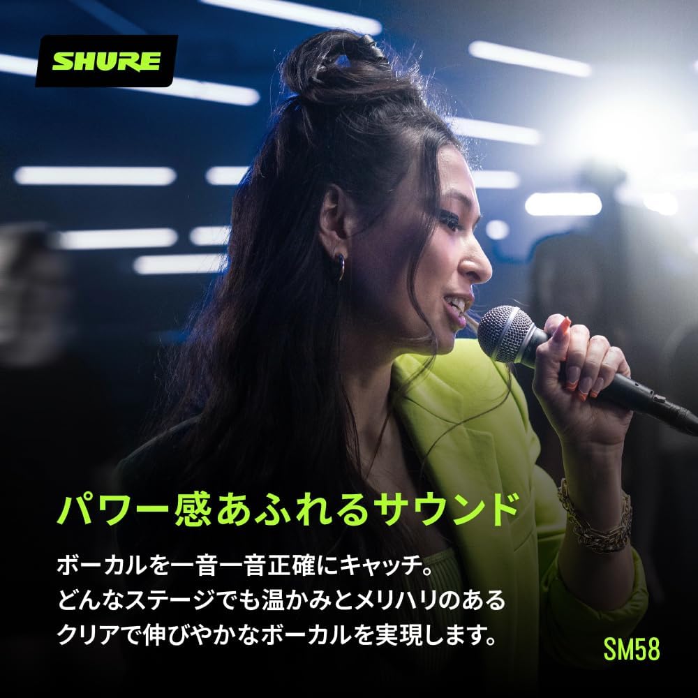 Shure SM58-CN XLR Dynamic Vocal Microphone with Cable