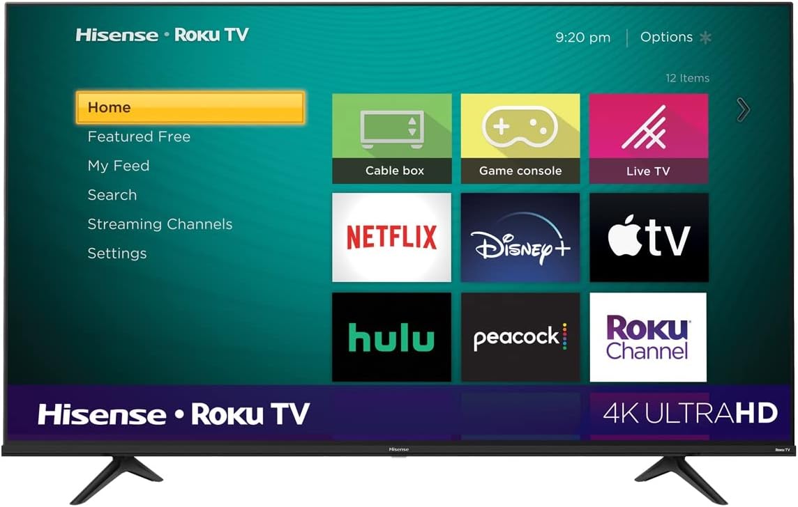 Hisense 65R6G 65-Inch 4K UHD Roku Smart TV