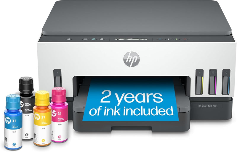 HP Smart Tank 7001 Wireless All-in-One Printer — main product image
