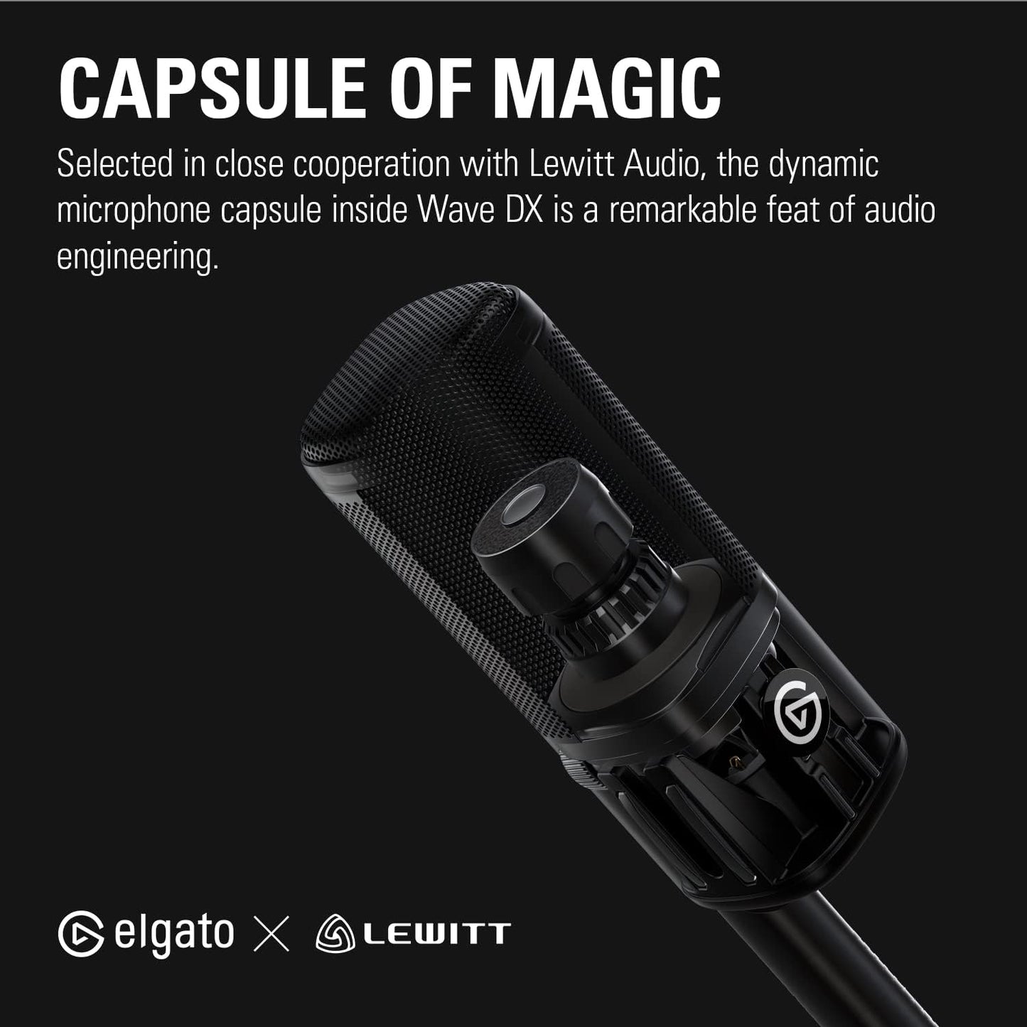 Elgato 10MAH9901 Wave DX XLR Dynamic Microphone