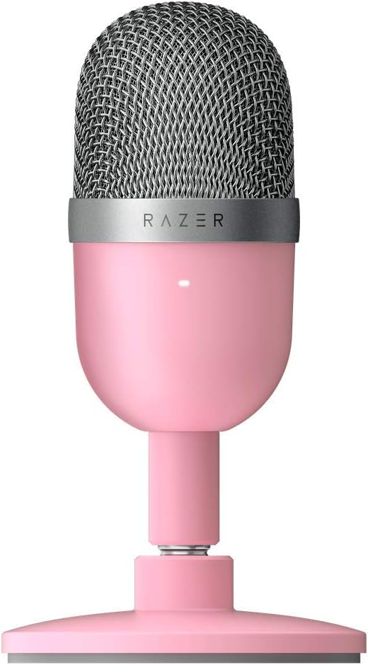 Razer Seiren Mini USB Streaming Microphone Quartz Pink Renewed