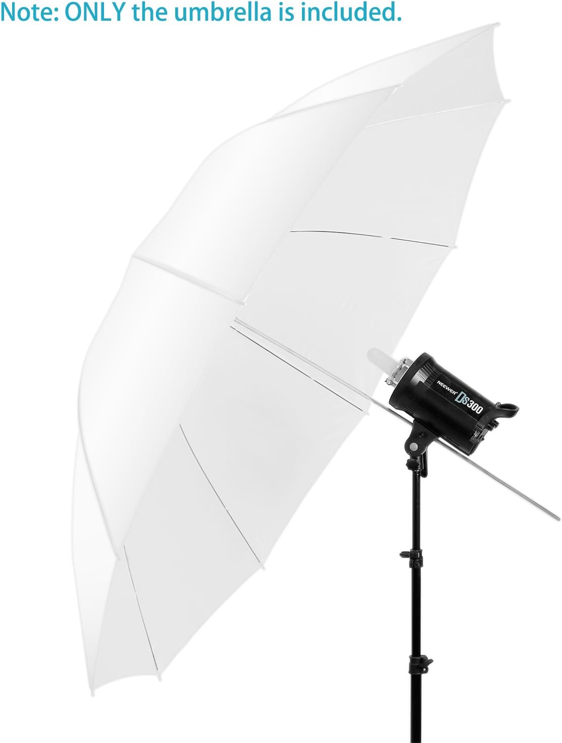 Neewer 10077716 60" Translucent White Soft Diffuser Umbrella