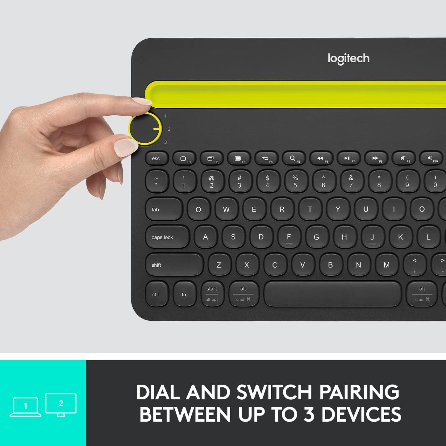 Logitech 920-006342 Bluetooth Multi-Device Keyboard K480