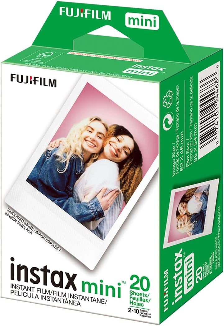 Fujifilm 4332059078 INSTAX Mini Film 20 Sheets