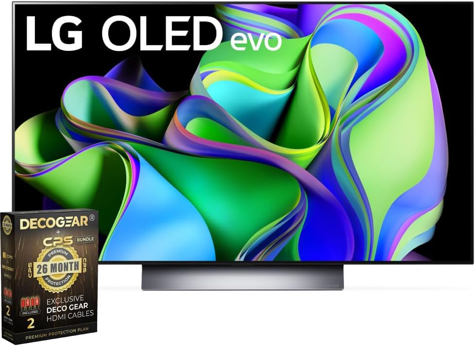 LG E99LGOLED65C3PUA 65" 4K Smart OLED TV Bundle