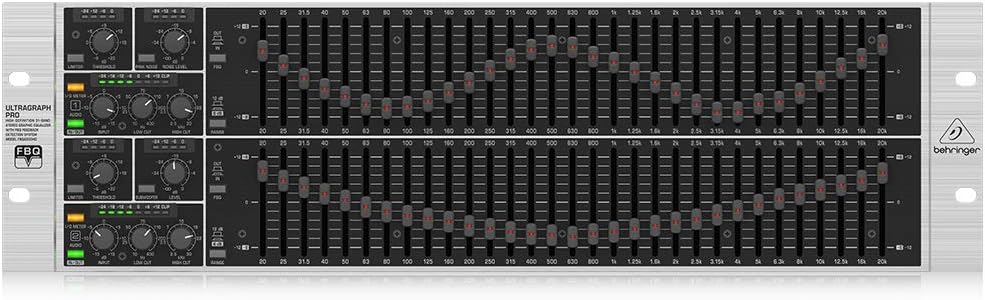 Behringer FBQ6200HD ULTRAGRAPH PRO 31-Band Stereo Equalizer