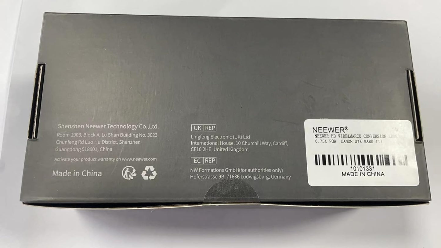 Neewer 10101331 Wide Angle Lens for Canon G7X III