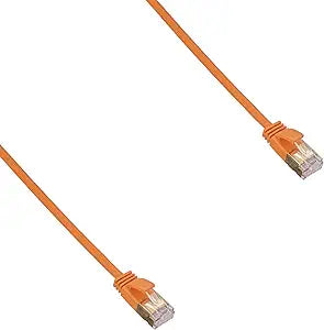 Monoprice 127408 SlimRun Cat6A Ethernet Patch Cable 6in — main product image