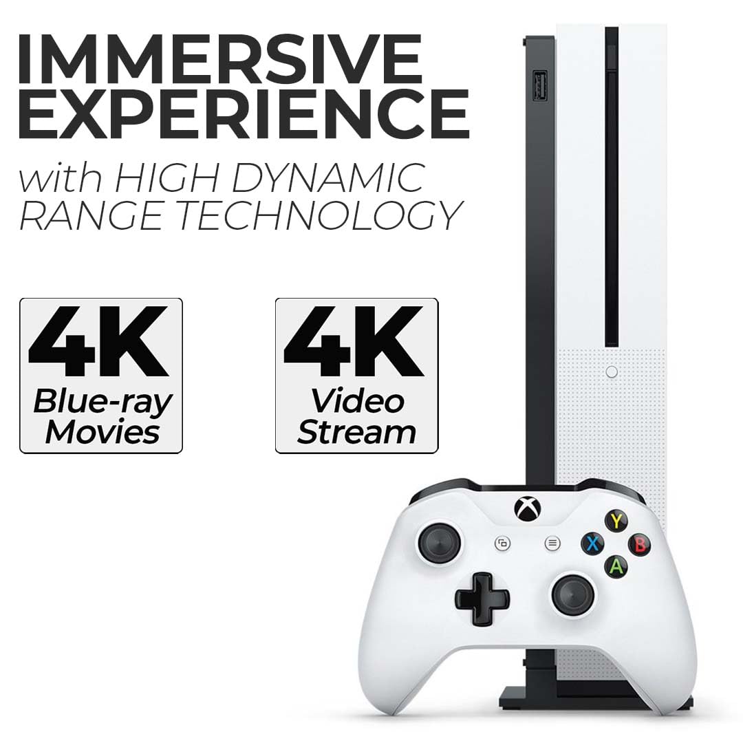 Microsoft Xbox One S 512GB Console Renewed Bundle