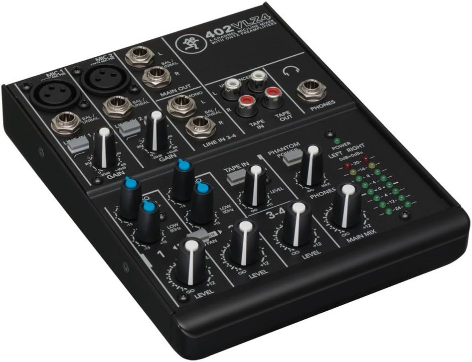 Mackie 402VLZ4 4-Channel Compact Analog Mixer