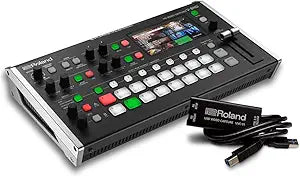 Roland V-8HD STR HD Video Switcher with UVC-01 Encoder
