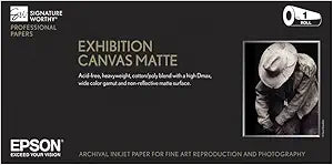 Epson S045261 Exhibition Canvas Matte 17X22 - 25 Sheets