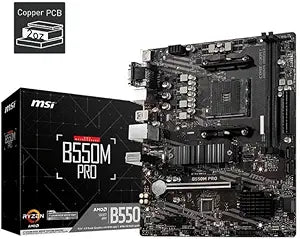MSI B550M PRO mATX AMD Motherboard (Renewed)