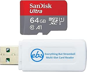 SanDisk 64_TF_Ultra_R6 64GB MicroSD Card Bundle