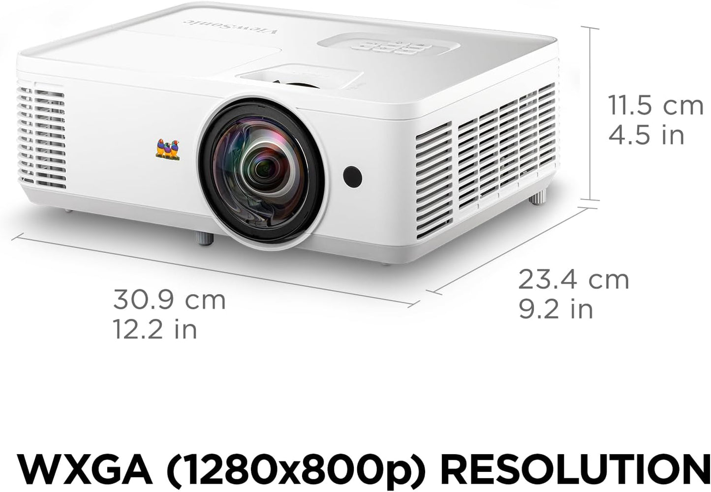 ViewSonic PS502W-CR WXGA Short Throw Projector (Renewed)