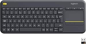 Logitech K400 Wireless Touch Keyboard with Touchpad (Renewed)