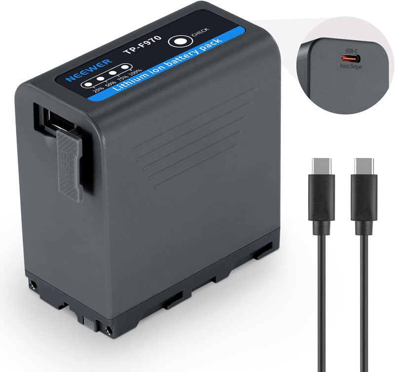 Neewer TP-F970 10500mAh Replacement Battery PD 20W — main product image