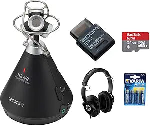 Zoom H3-VR Handy Audio Recorder - 360° VR Sound Recording Bundle