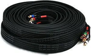 Monoprice 3051 RG-6 5-RCA Component Cable 75ft