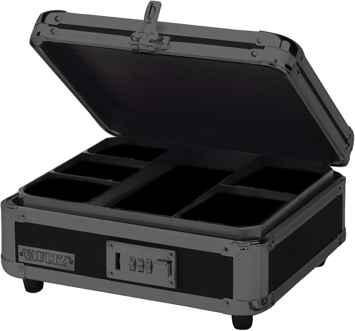 Vaultz VZ00308 Locking Cash Box - Combination Lock - Tactical Black