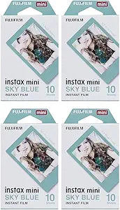 Fujifilm Mini Sky Blue Film 4 Pack