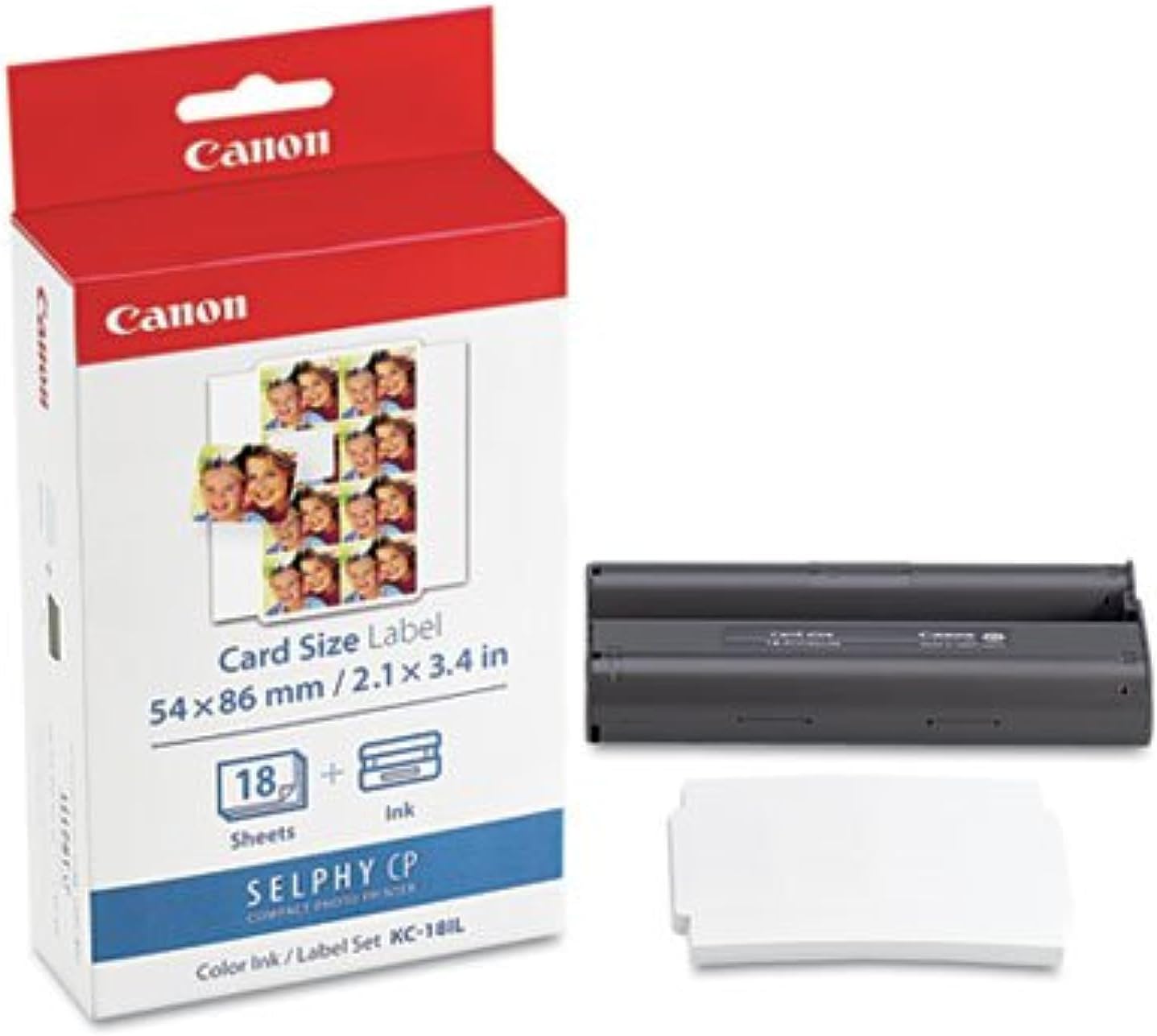 Canon COLOR INK/LABEL SET KC-18IL CP-100/200/300 Printers
