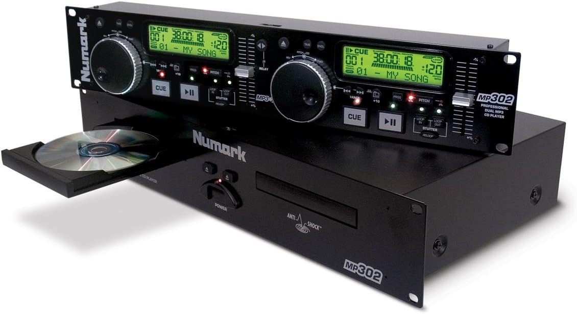 Numark MP302 Dual MP3/CD Player Rack Mountable