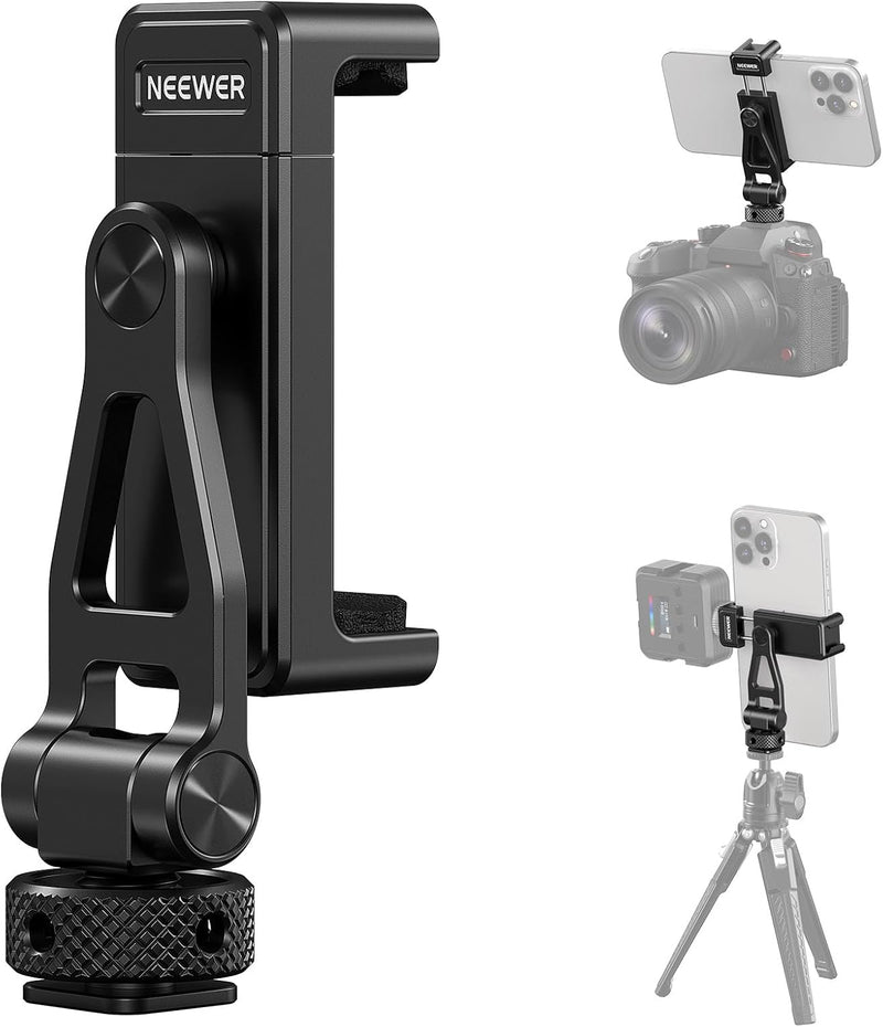 Neewer GA010 Metal Phone Tripod Mount Cold Shoe — main product image