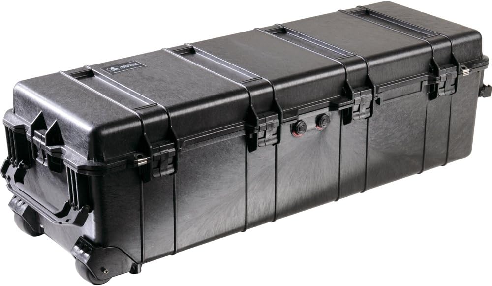 Pelican 1740-001 Long Black Wheeled Case - No Foam