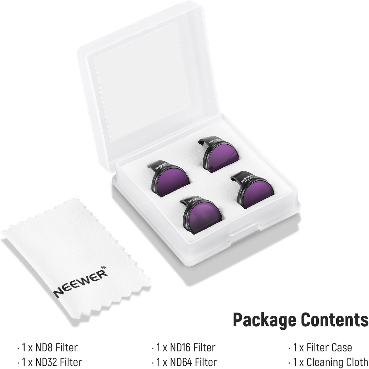Neewer 10105152 ND Filter Set for DJI NEO Drone