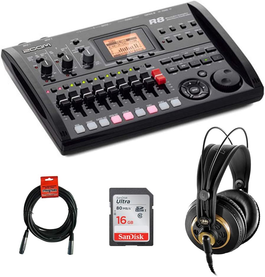 Zoom R8 Multitrack Recorder & Interface Bundle