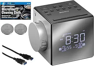 Sony Sony ICF-C1PJ K1 Alarm Clock Radio Projection USB Extra Batteries