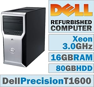 Dell Precision T1600 Xeon E3-1220 16GB 80GB HDD Workstation — main product image