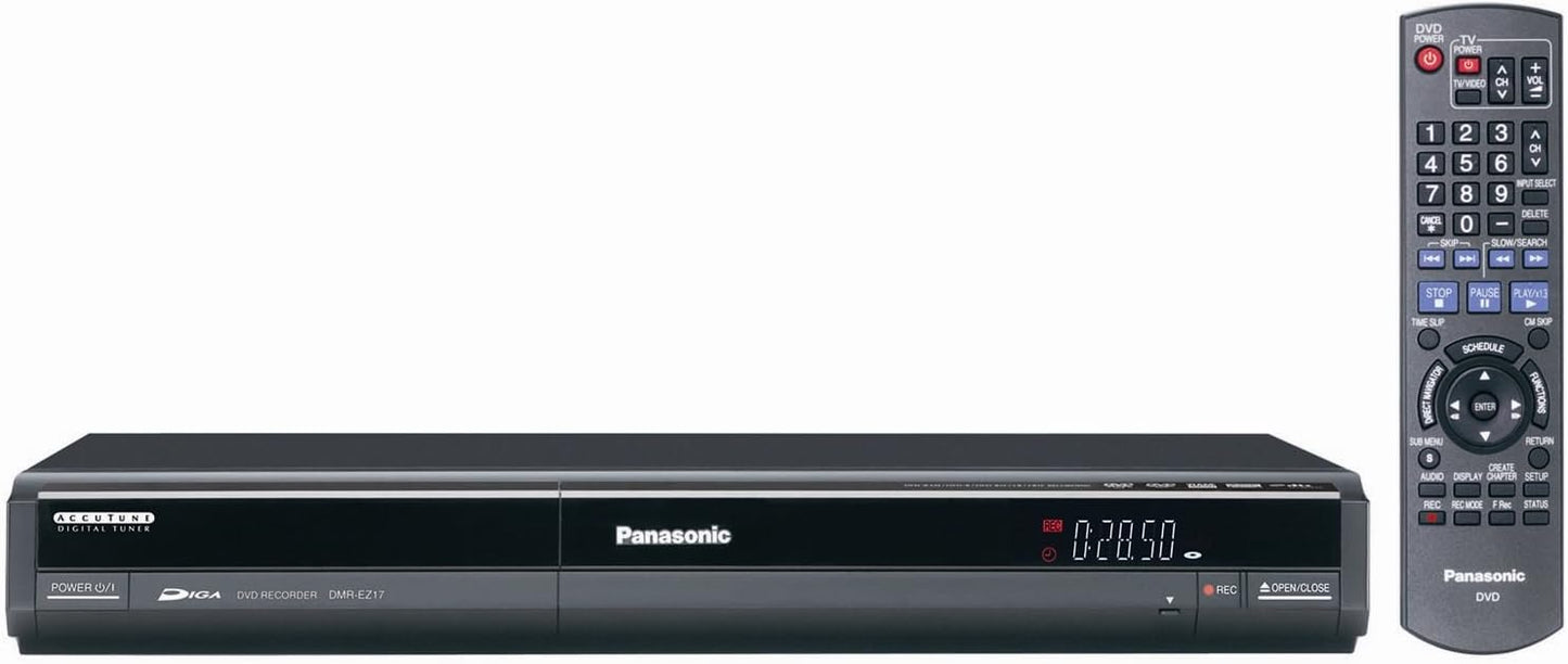 Panasonic DMR-EZ17K DVD Recorder ATSC Tuner Black
