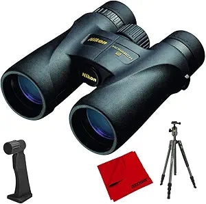 Nikon Monarch 5 Binoculars 12x42 Tripod Bundle