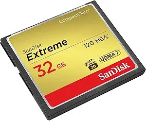 SanDisk Extreme 32GB CompactFlash Card 2-Pack 120MB/s — main product image