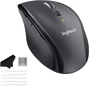 Logitech M705 Wireless Mouse Ergonomic with Cleaning Kit
