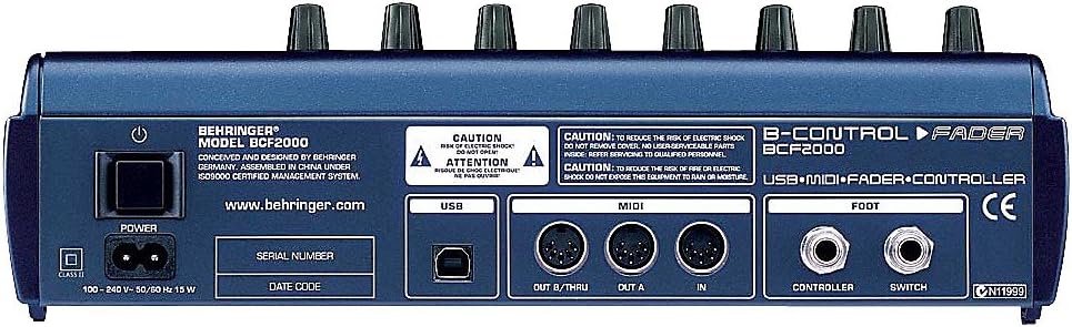 Behringer BCF2000 B-CONTROL FADER USB/MIDI Controller