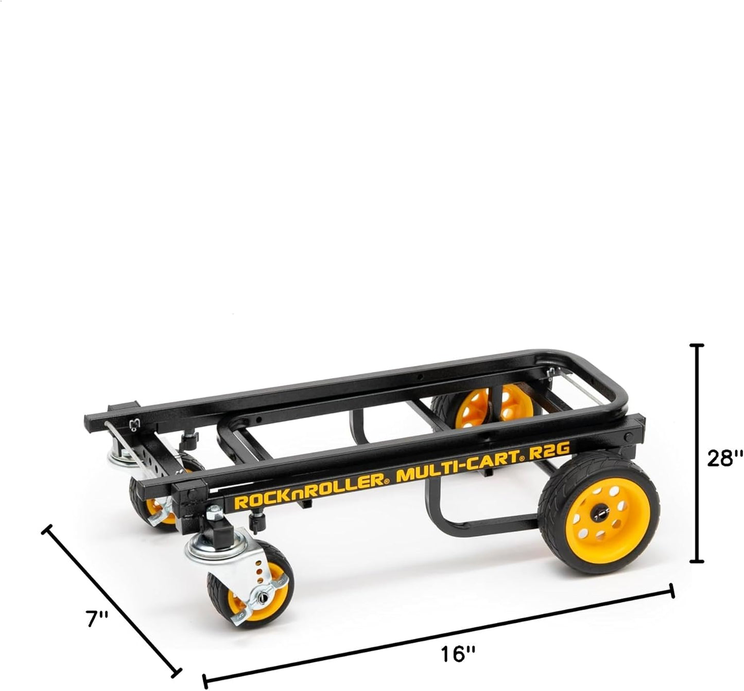 Rock-N-Roller RNR-R2G Micro Ground Glider - 8-in-1 Multi-Cart, 350 lbs Capacity