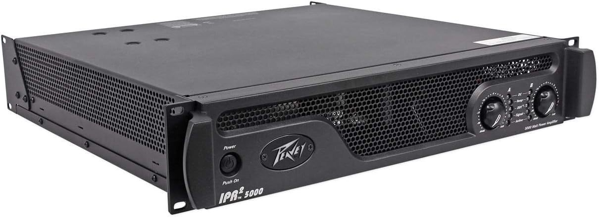 Peavey IPR2 5000 5050W Power Amp, Mic & Cables