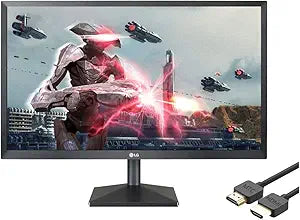 LG 24M 24-Inch IPS LED Monitor + HDMI Cable