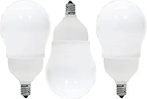 GE 78938 11-Watt A17 CFL Bulb 3-Pack Soft White