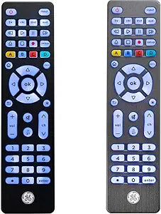GE 48843, 48848 Backlit Universal Remote - 4-Device Control