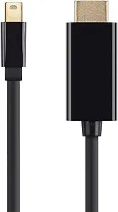 Monoprice 113369 Mini DisplayPort 1.2 to HDTV Cable 6ft