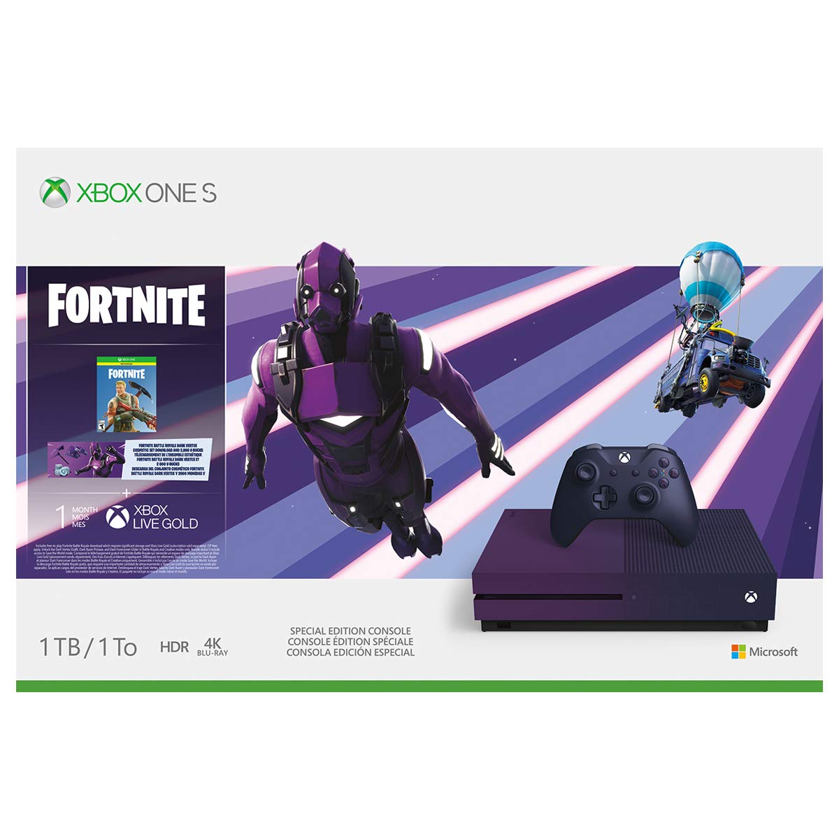 Microsoft 23C-00080 Xbox One S 1TB Fortnite Bundle