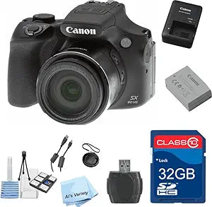Canon AV-SX60-021616 PowerShot SX60 HS Value Bundle