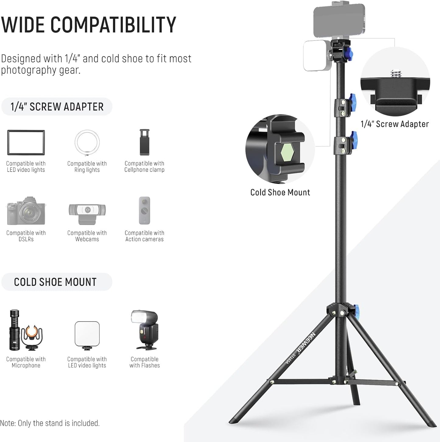 Neewer 10104309 61" Photography Light Stand Tripod