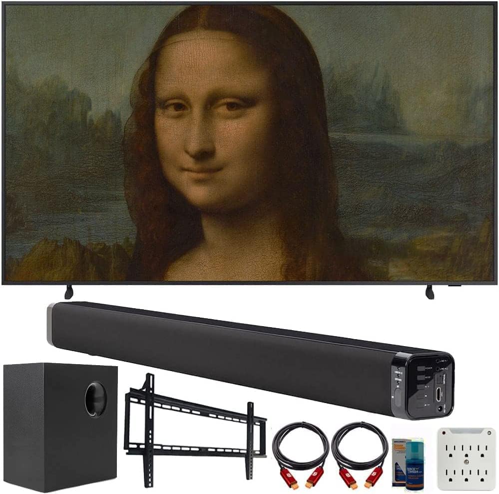 Samsung 32" The Frame QLED 4K Smart TV Bundle