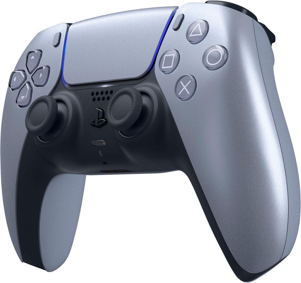 Sony DualSense Wireless Controller Silver (Renewed)