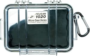 Pelican 1020-025-100 Black/Clear Micro Case — main product image